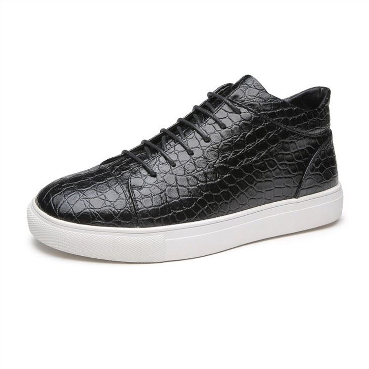 PU Leather Men Casual Walking Shoes