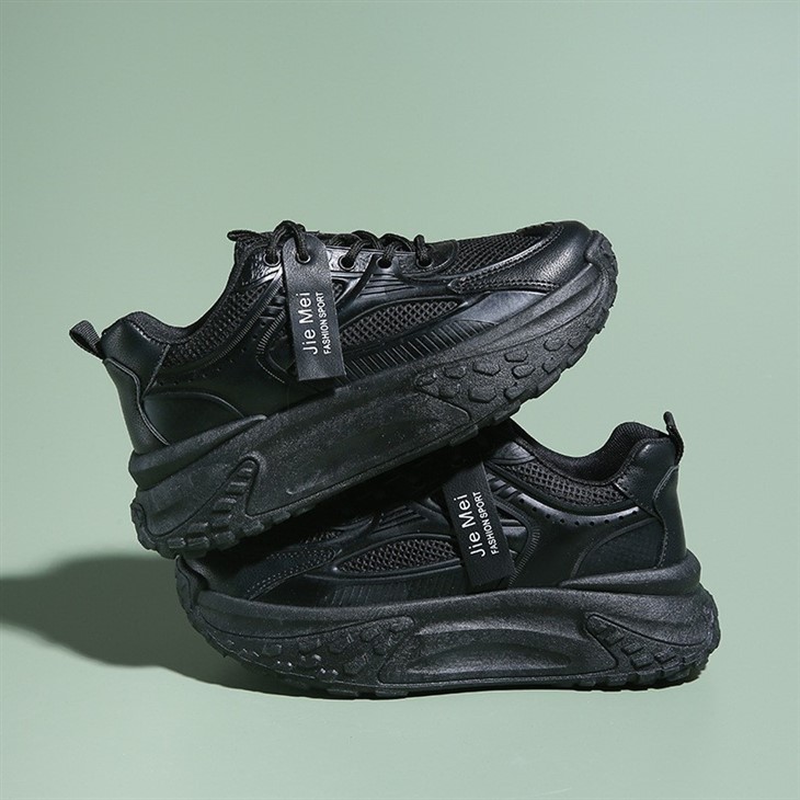 Fashionable Chunky Sneakers For Teen Girls Comfortable Breathable Mesh With Thick Sole