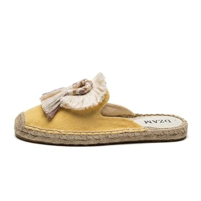Slajds Kumdità tan-Nisa Sandlijiet Espadrilles
